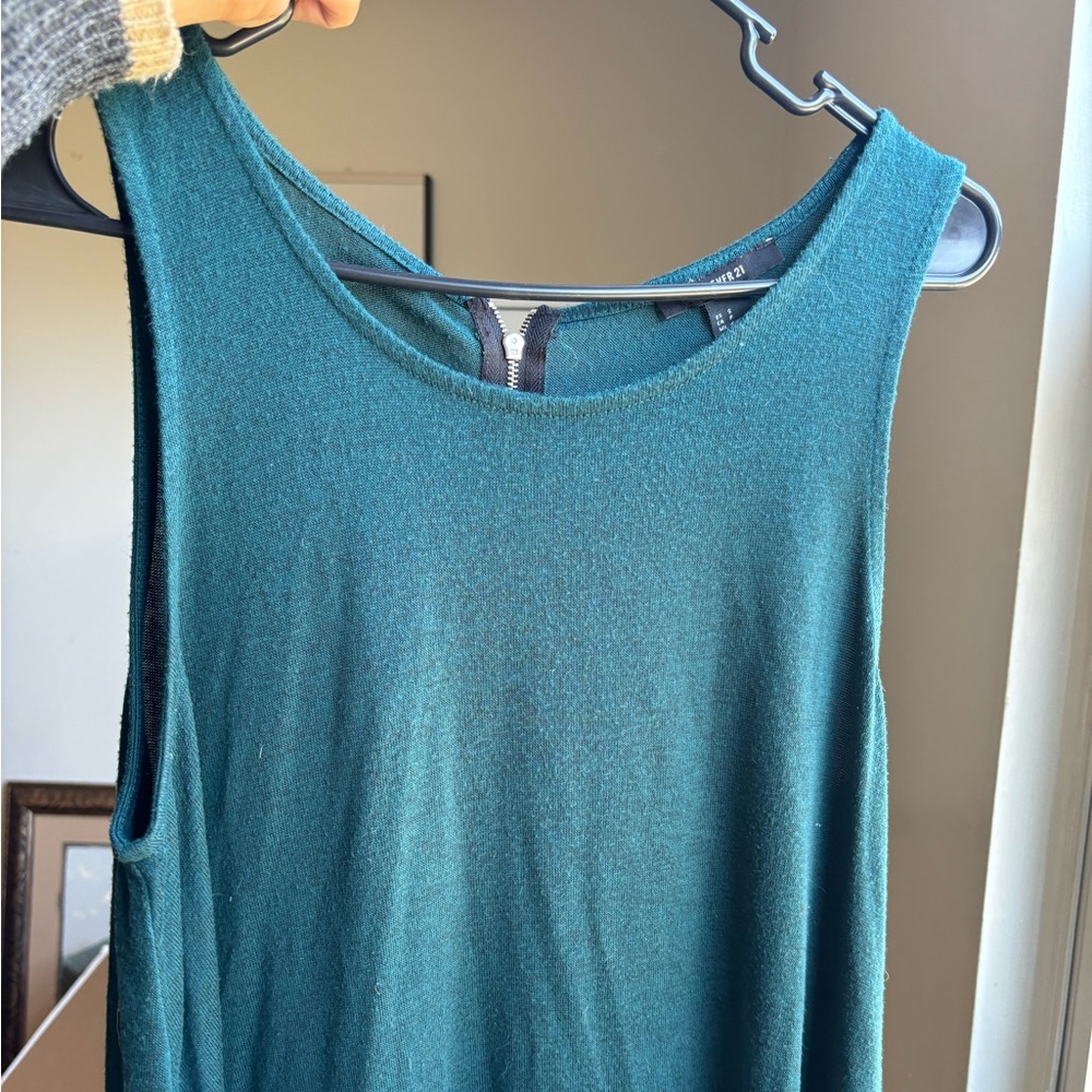 Teal Tank Dress. Forever 21 size small